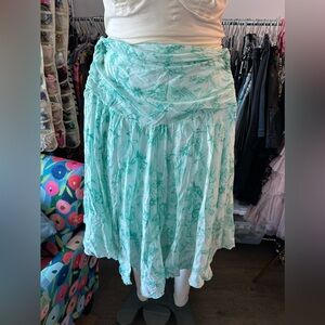 Vivienne Tam cotton voile skirt